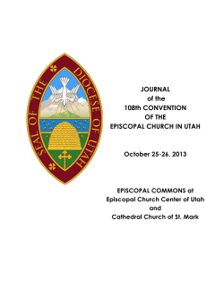 JOURNAL of the 108th CONVENTION OF THE EPISCOPAL