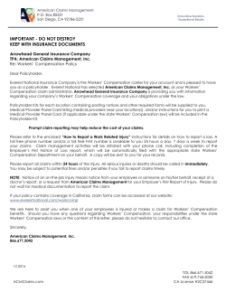 important - do not destroy keep with insurance documents