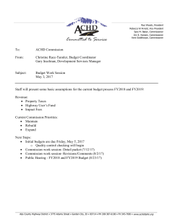 INTEROFFICE MEMORANDUM - Ada County Highway District