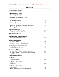 THINK LITERACY: Cross-Curricular Approaches, Grades 7-12