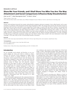 Show Me Your Friends, and I Shall Show You Who You Are: The