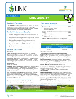 Product Bulletin - Wilbur