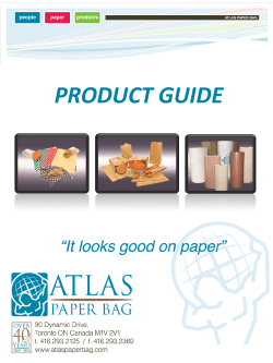 Atlas Paper Bag catalog