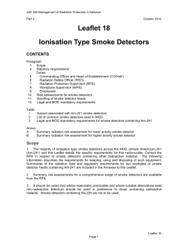 JSP 392 - Leaflet 18