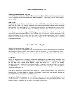 Carnival Game Idea: Cola Ring Toss Supplies for Carnival Games