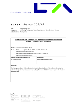 eurex circular 205/15