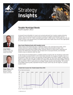 Taxable Municipal Bonds