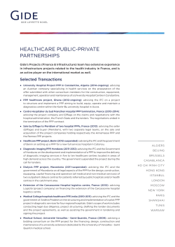 healthcare public-private partnerships
