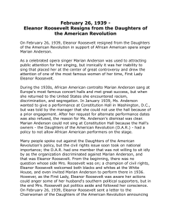 Eleanor Roosevelt