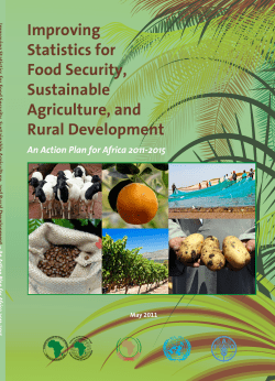 Improving Statistics for Food Security, Sustainable Agriculture, and