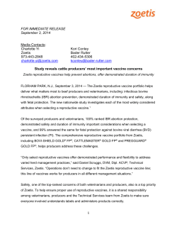 Study reveals cattle producers` most important