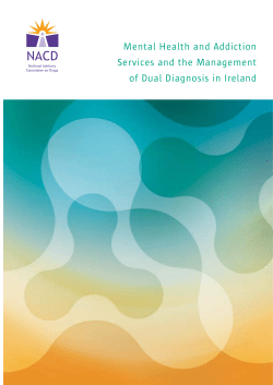 Mental health and addiction services and the