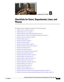 Cisco Unified Communications Manager Business Edition 3000