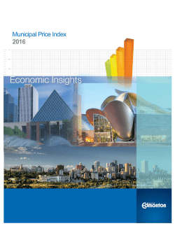 Municipal Price Index 2016