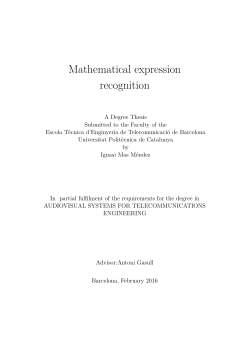 Mathematical expression recognition