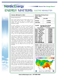 Electric vol 280 4-3-12 - Nordic Energy Services