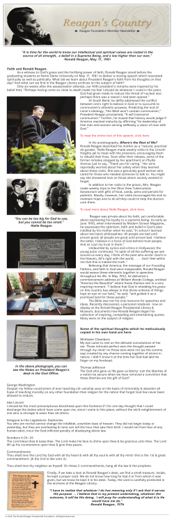 To read more, click here. - Ronald Reagan Presidential Foundation