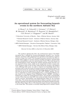 An operational system for forecasting hypoxic events in