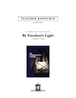 By Freedom`s Light - Indiana Historical Society
