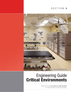 Critical Environments Engineering Guide