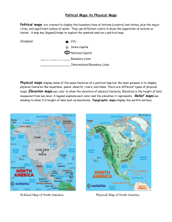 Political Maps Vs Physical Maps