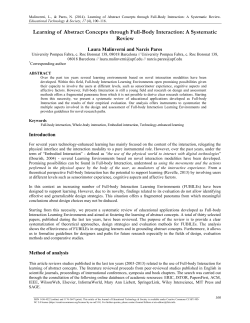 Learning of Abstract Concepts through Full