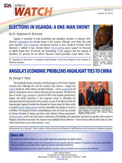 elections in uganda: a one-man show?