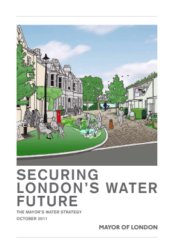 SECURING LONDONLS WATER FUTURE