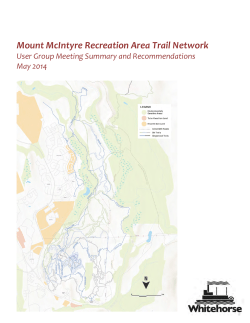 Mount McIntyre Recreation Area Trail Network