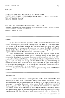 EVIDENCE FOR THE EXISTENCE OF MAMMALIAN