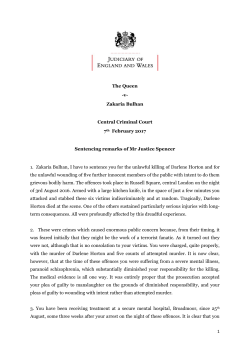 R -v- Bulhan sentencing remarks