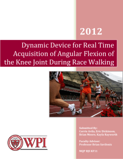 Dynamic Device for Real Time Acquisition of Angular Flexion of the