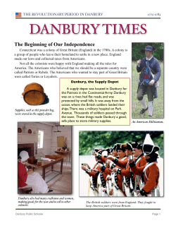 Revolutionary Period - Danbury Public Schools