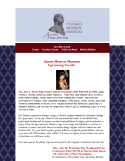 JMM E-Newsletter, February 2017