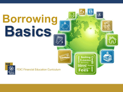 Borrowing Basics