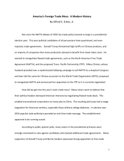 America`s Foreign Trade Mess: A Modern History