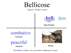 Bellicose
