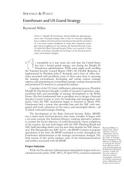 Eisenhower and US Grand Strategy