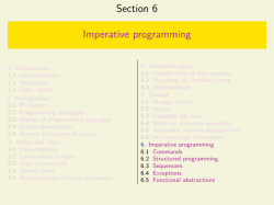 CS 234319: Programming Languages