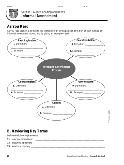 Chapter 3, Section 3: Guided Reading