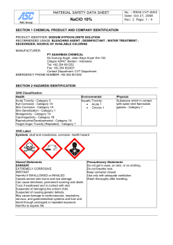 NaClO 10% - P.T. Asahimas Chemical