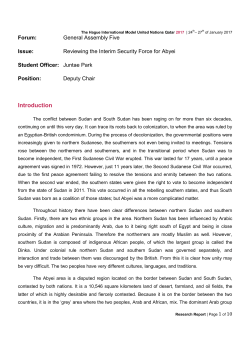 Introduction - THIMUN Qatar