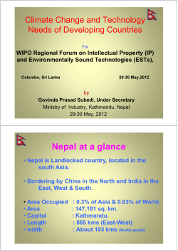 Nepal at a glance