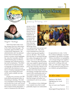 January_February 2015 - The North Slope Borough