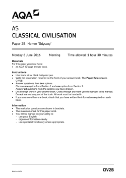 A-level Classical Civilisation Question paper Unit 02B