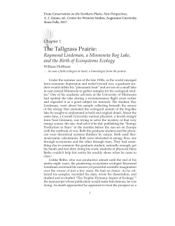 The Tallgrass Prairie