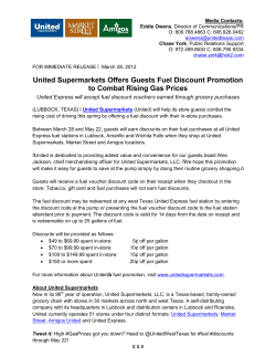 United Supermarkets Offers Guests Fuel