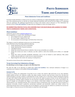 terms and conditions