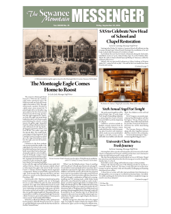 The Sewanee - Sewanee Mountain Messenger