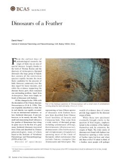 Dinosaurs of a Feather - Chinese Academy of Sciences